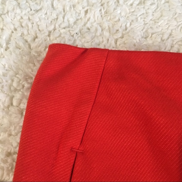 SOLD! CAbi Fiery Red Ponte Knit Skirt 10 A Line - Picture 6 of 8